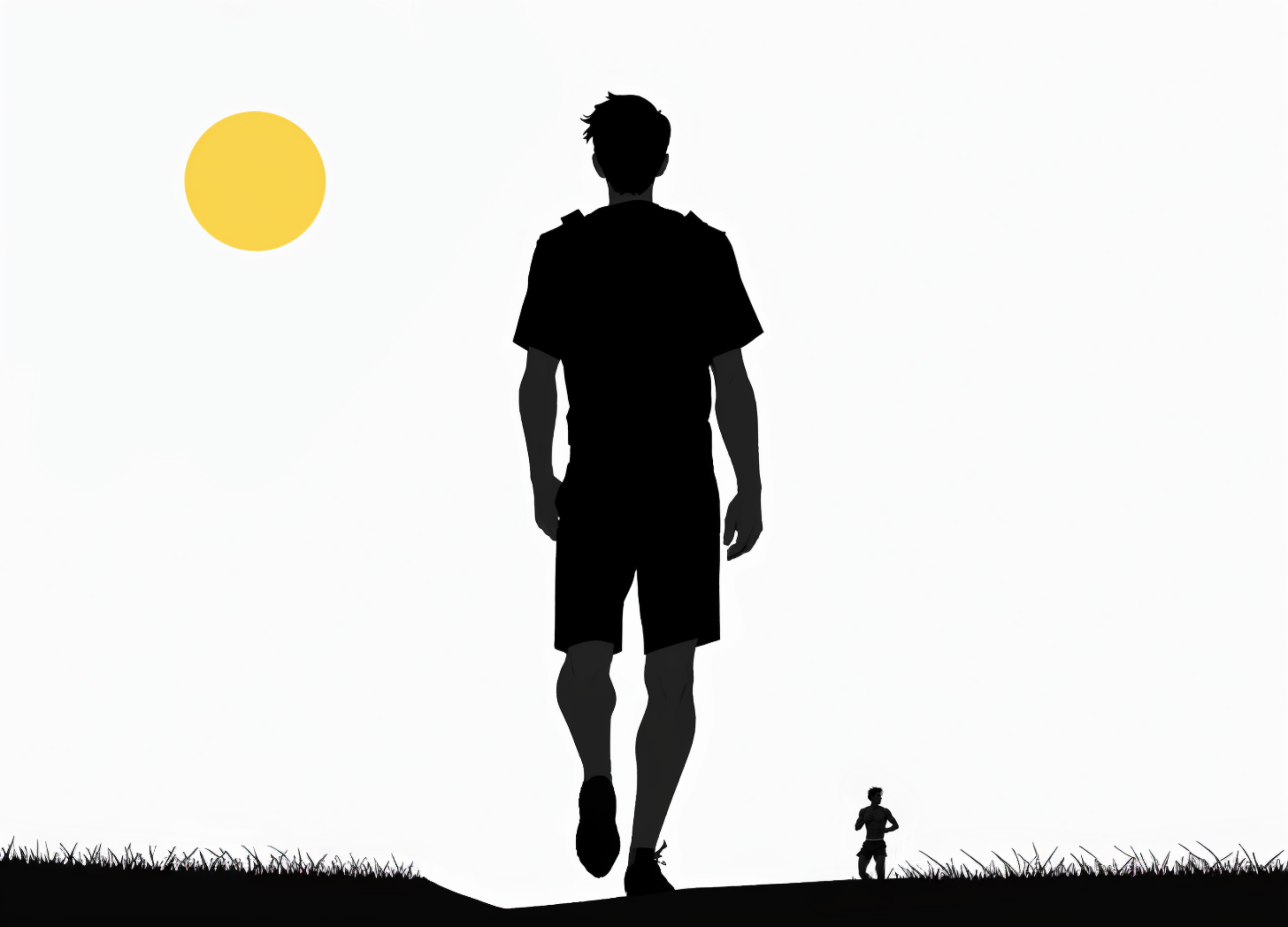 Shirtless Runner